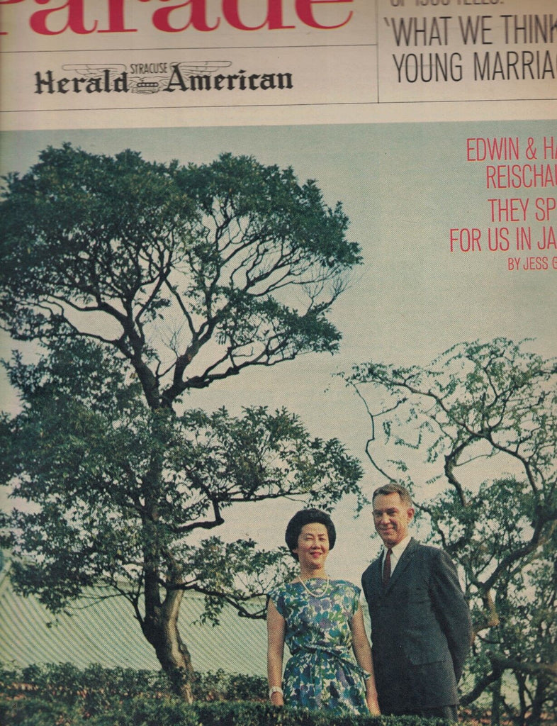 Parade Magazine April 19 1964 Edwin & Haru Reischauer Dorothy Malone