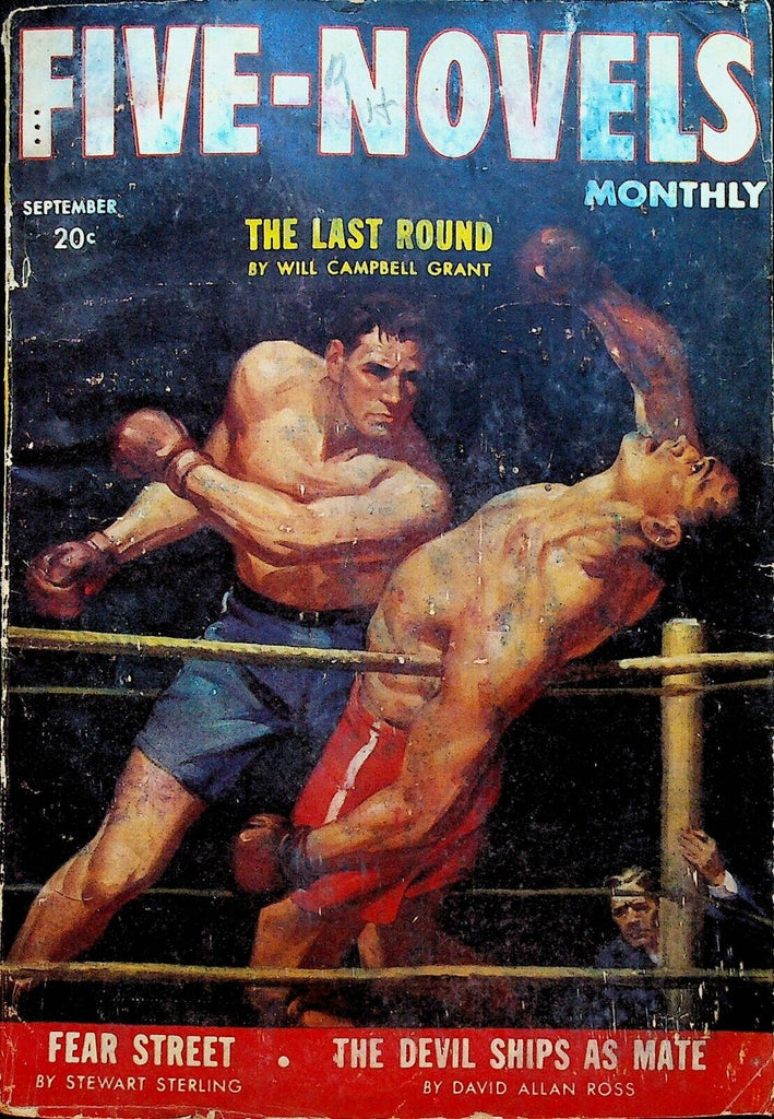 Five Novels Monthly Pulp September 1942 Boxing William Campbell Gault