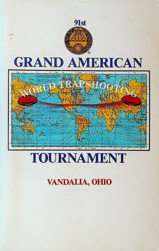 Grand American Trapshooting Tournament Program 1990 91st Annual