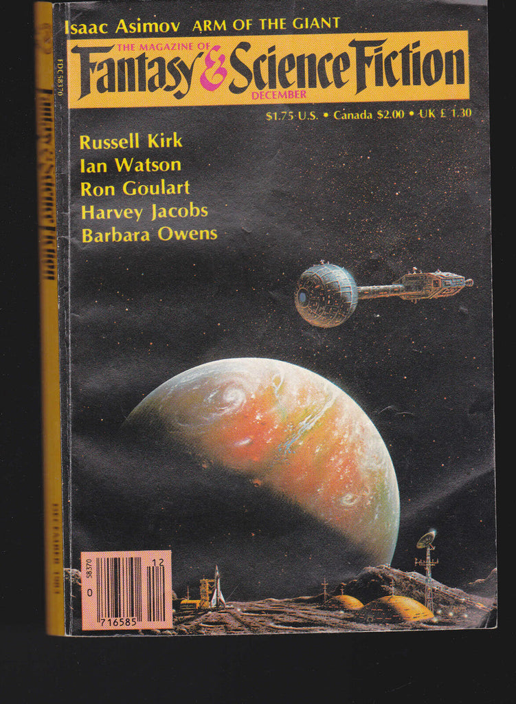 The Magazine of Fantasy & Science Fiction December 1983 Ron Goulart Ian Watson