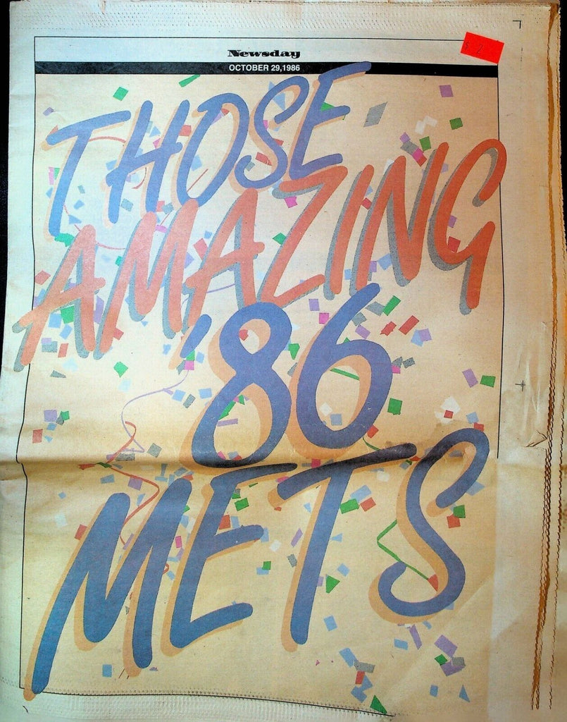 Those Amazing New York Mets October 29 1986 Newsday Supplement