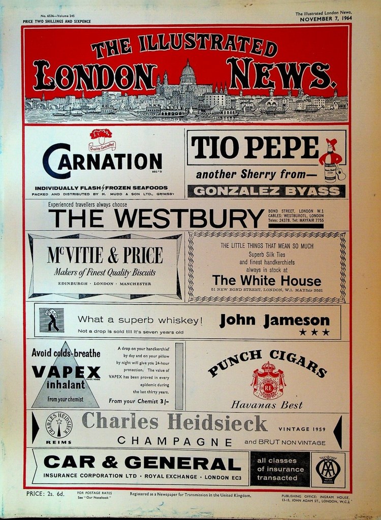 Illustrated London News November 7 1964 Otto Klemperer LBJ Elected