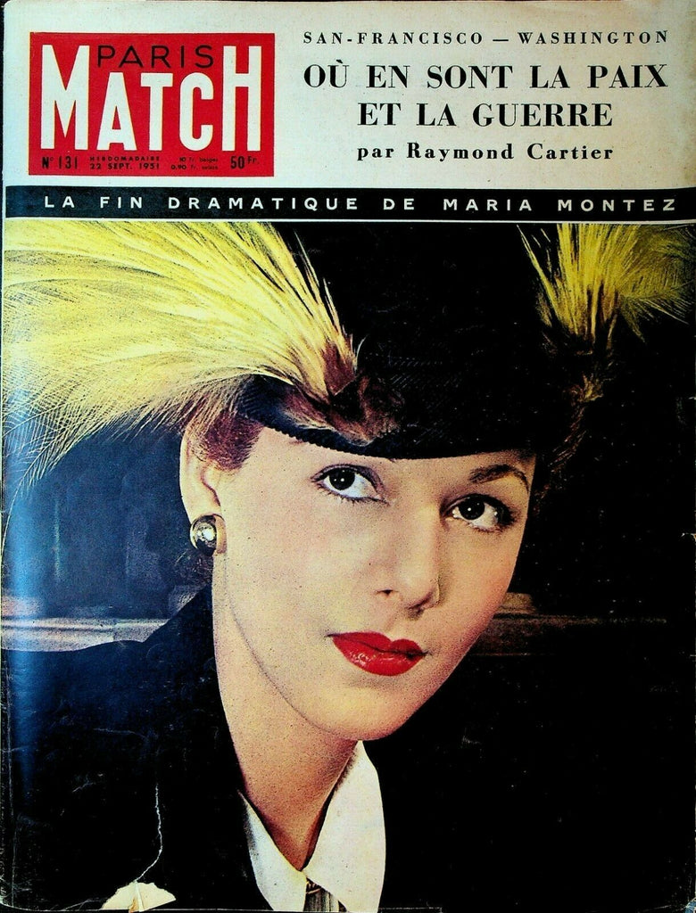 Paris Match September 22 1951 Sugar Ray Robinson Vivien Leigh