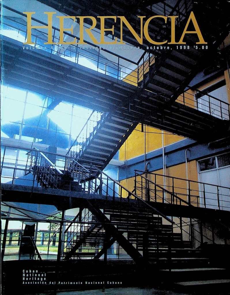Herencia Magazine October 1998 Manuel Gutierrez Dr Guillermo de Zendegui