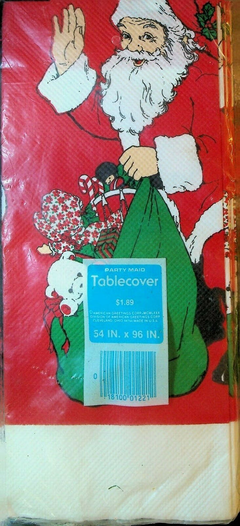 Party Maid Table Cover Christmas Santa Claus Unopened American Greetings