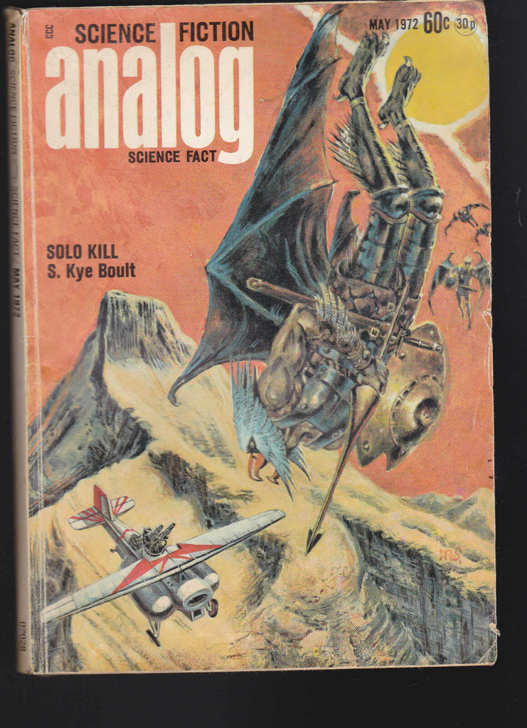Analog Magazine May 1972 S Kye Boult Harry Harrison Isaac Asimov