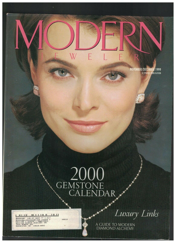 Modern Jeweler Magazine November 1999 Keepsake Nigerian Rubellite