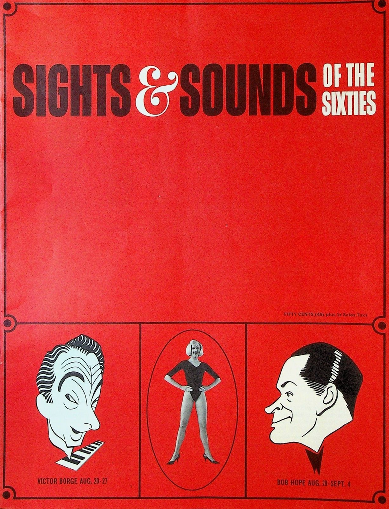 Sights & Sounds of the Sixties Program Bob Hope Victor Borge Liverpool Set