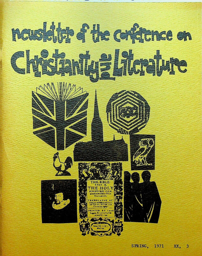Christianity & Literature Spring 1971 Adam Bede Chaucer Jacques Ellui