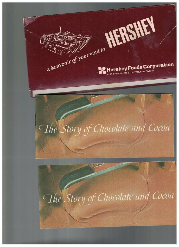 Hershey Chocolate Foods 1968 Souvenir of Visit Recipes & Story of Chocolate