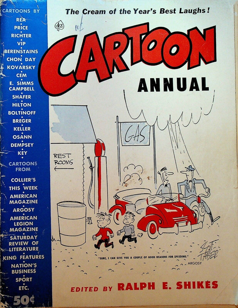 Cartoon Annual 1953 VIP Berenstains Shafer Osann Keller Hilton Key Chon Day