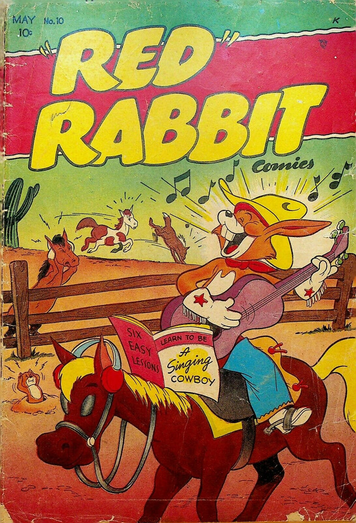 Red Rabbit Comics 10 1949 Singing Cowboy