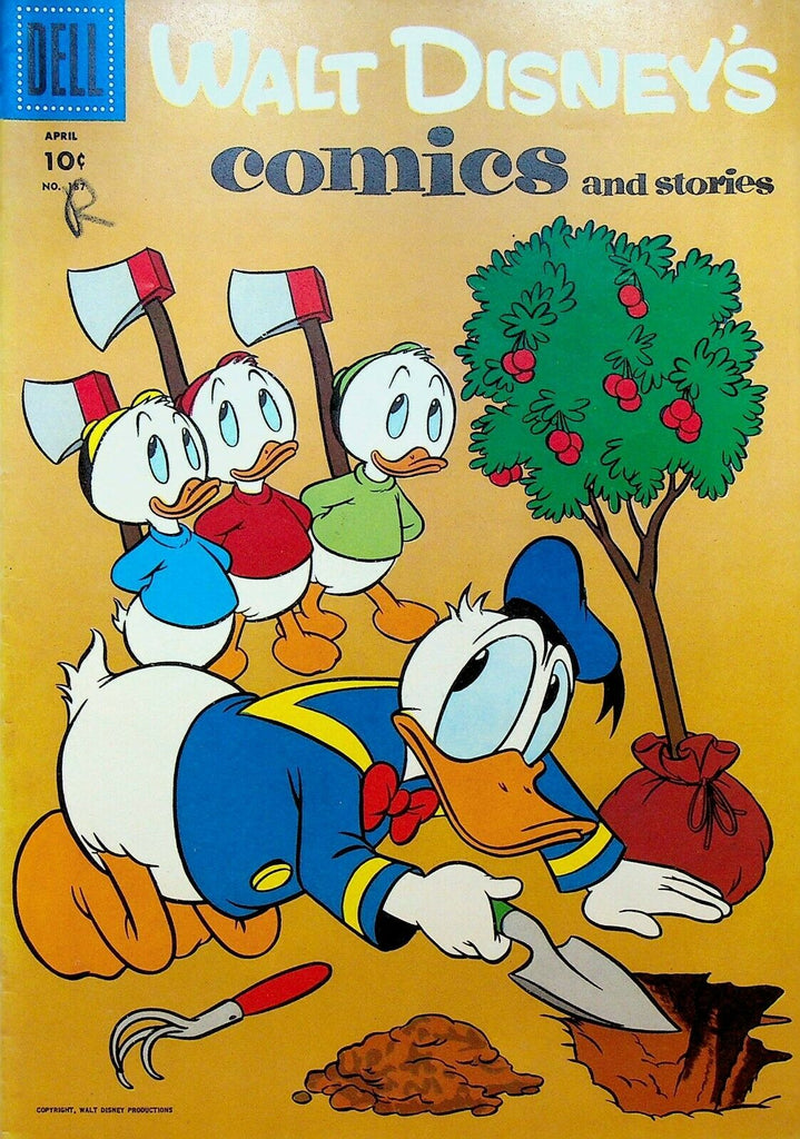 Walt Disney's Comics & Stories 187 Dell Comics 1956 Chopping Down Tree