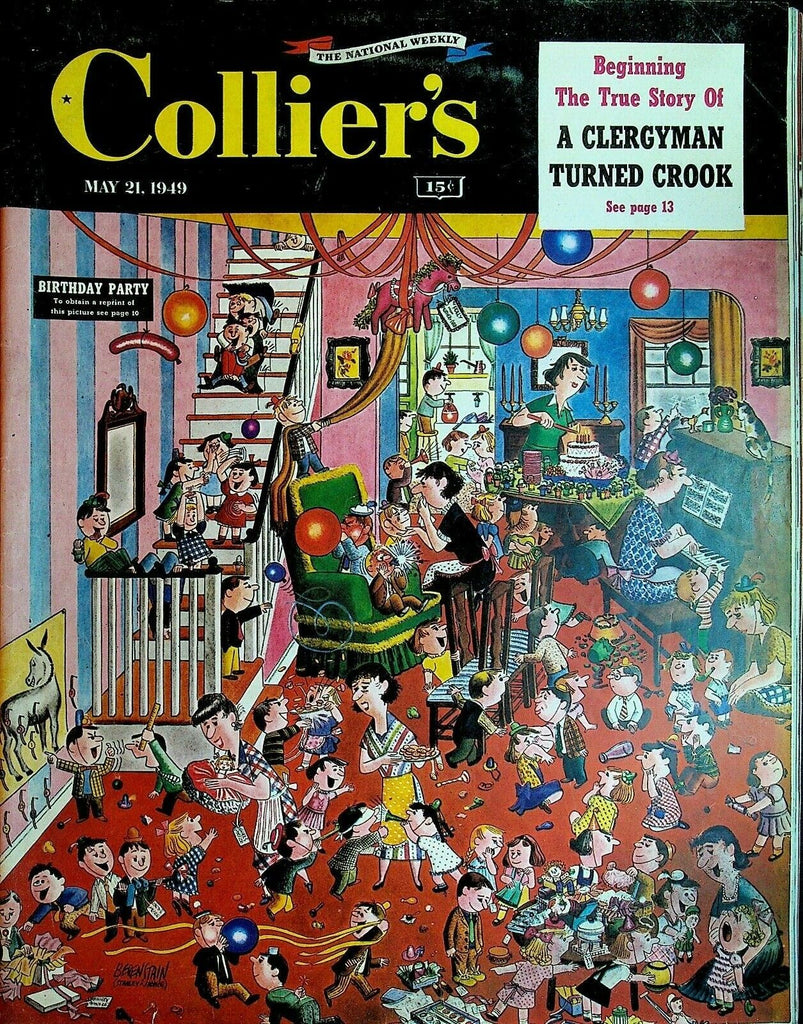 Collier's Magazine May 21 1949 Dot Kielty Stanley & Janice Berenstain