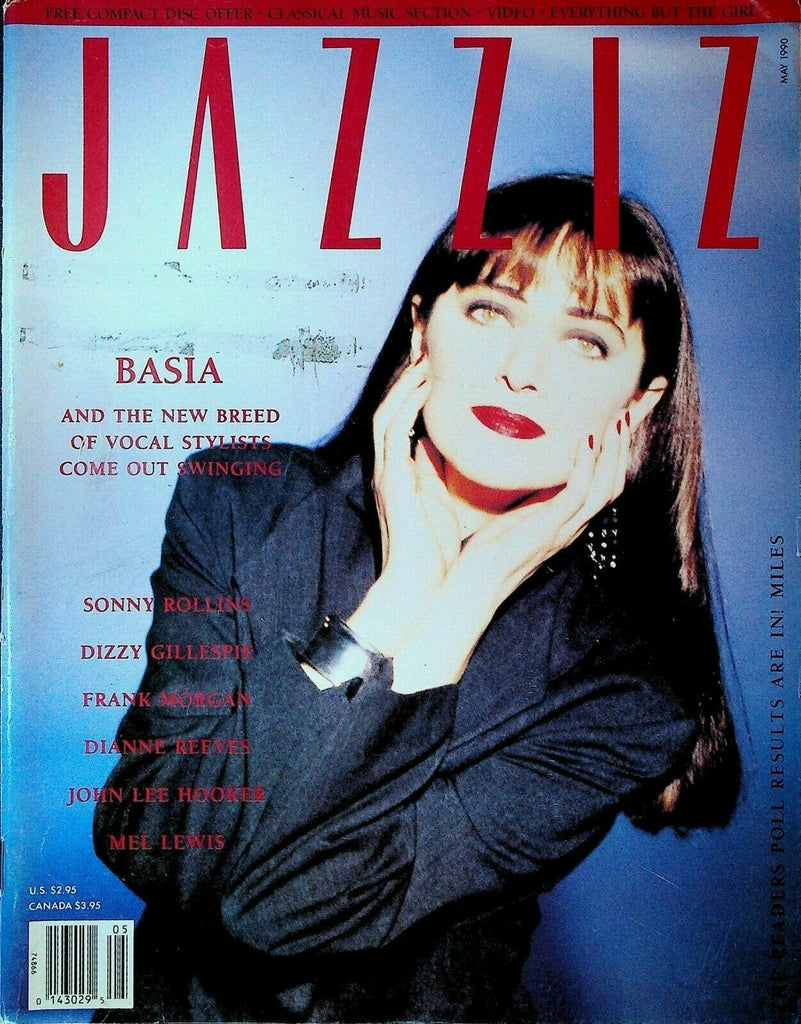 Jazziz Magazine May 1990 Basia Sonny Rollins John Lee Hooker Cecil Taylor