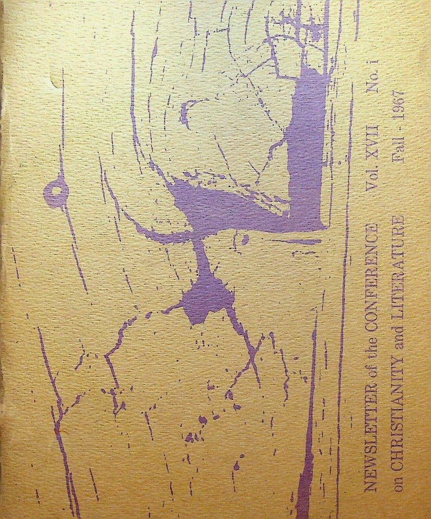 Christianity & Literature Fall 1967 Christ Figure Myth Faith