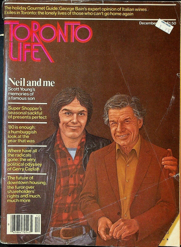 Toronto Life Magazine December 1980 Neil Young Gerry Caplan Mcfanwy Phillips