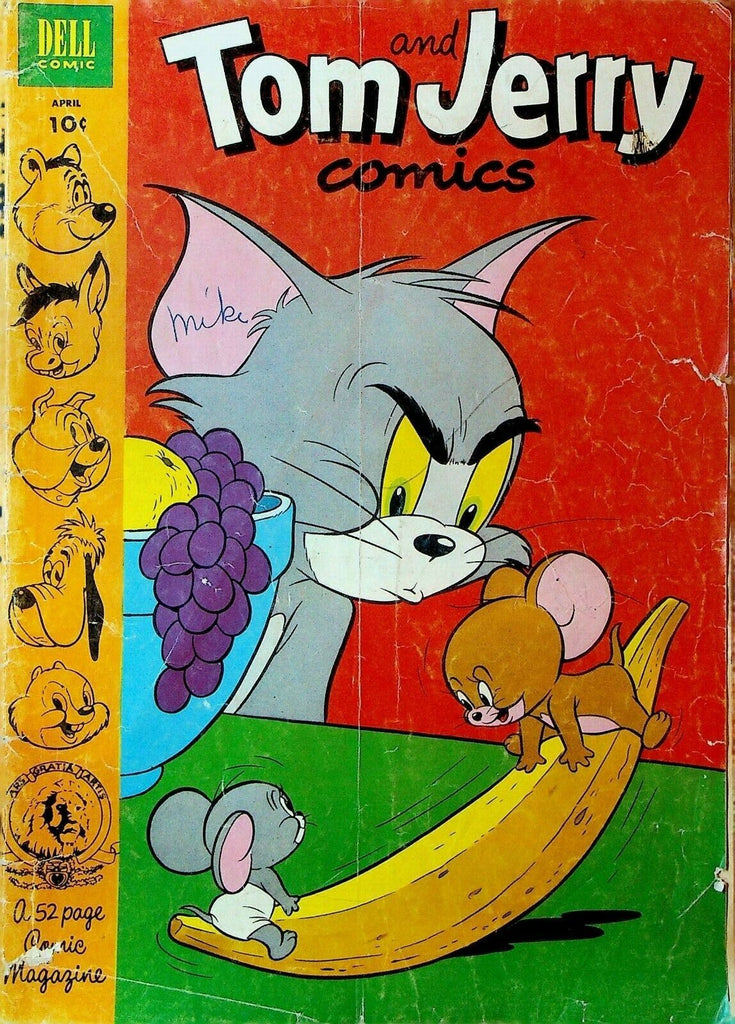Tom and Jerry 105 Dell Comics 1953 Banana See Saw Teeter Totter