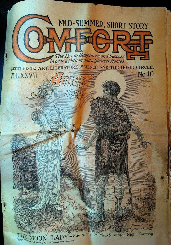 Comfort Magazine August 1915 Poultry Farming Jerome Adams Joseph Novak
