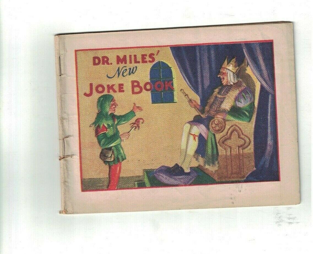 Dr Miles New Joke Book 1930s Booklet Nervine Alka Seltzer