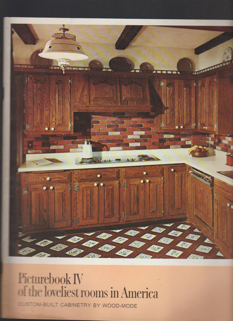 Picturebook IV of the Loveliest Rooms in America Wood-More Cabinetry 1973