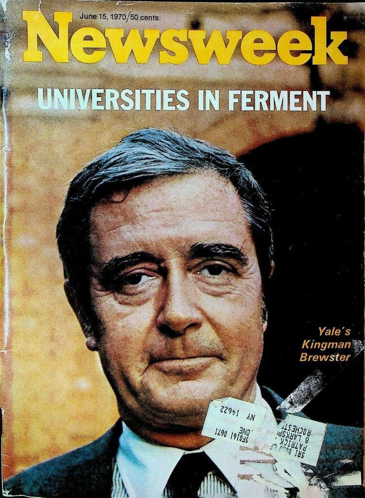 Newsweek Magazine June 15 1970 Jim Bouton Terry Sawchuk Huey Newton