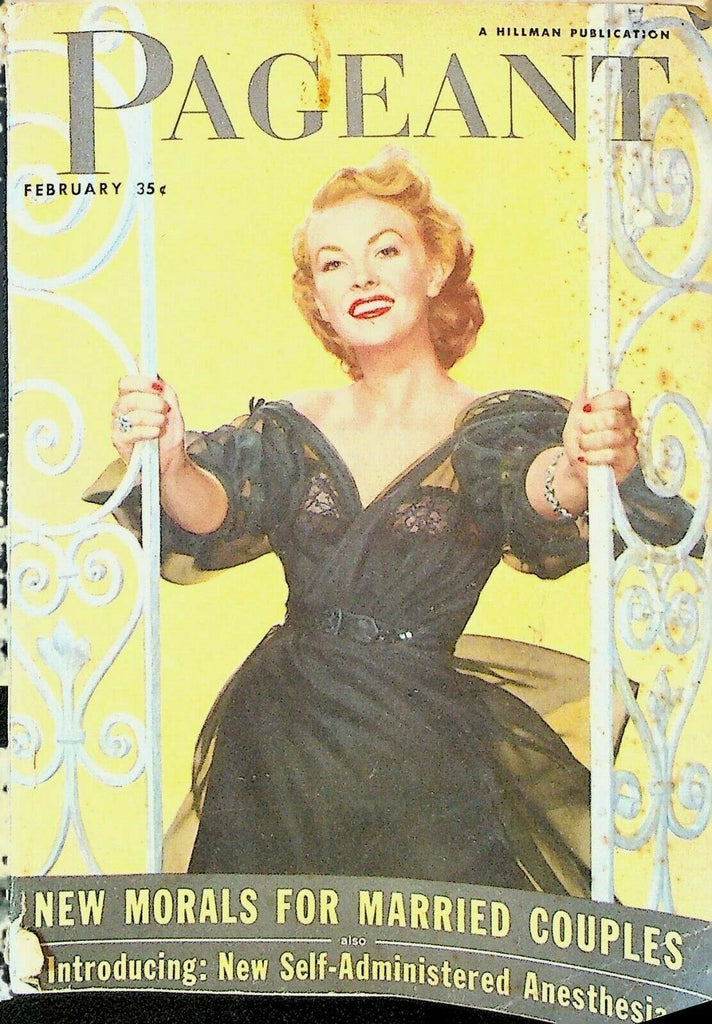 Pageant Magazine February 1953 Greta Garbo Eddie Arcaro Marilyn Monroe