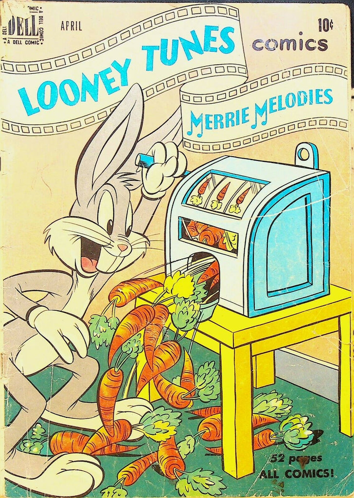 Looney Tunes 102 Dell Comics 1950 Bugs Bunny Carrot Slot Machine