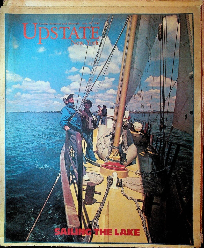 Upstate New York Magazine July 19 1981 Mark & Karl Frohm Polo Challenge Schooner