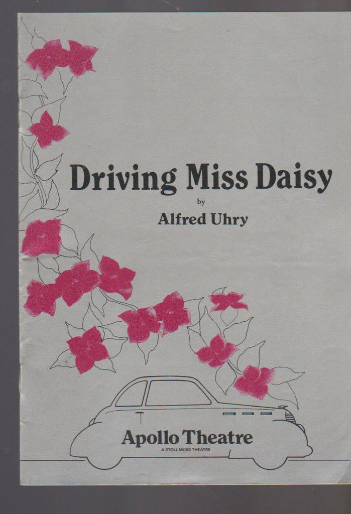 Driving Miss Daisy Apollo Theatre Program Wendy Hiller Barry Foster 1987