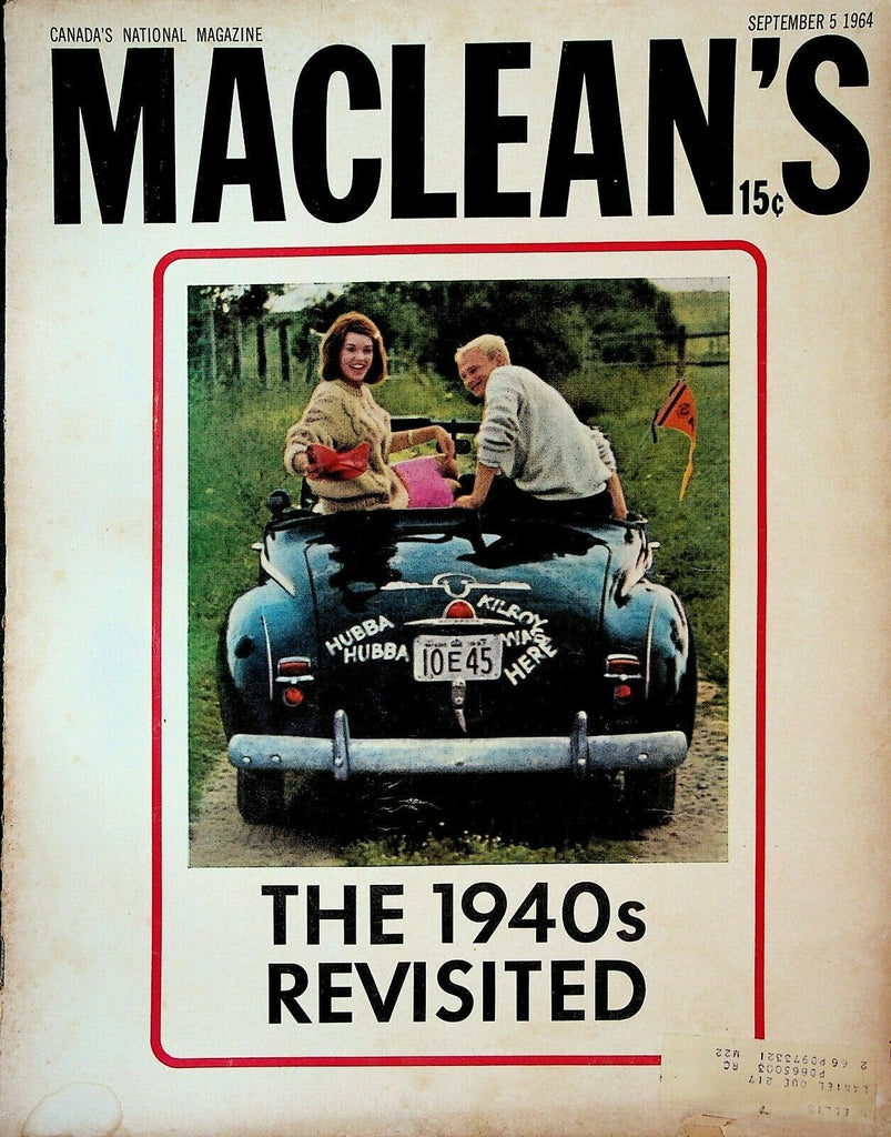 MacLean's Magazine September 5 1964 Revisiting the 1940s Teenagers History