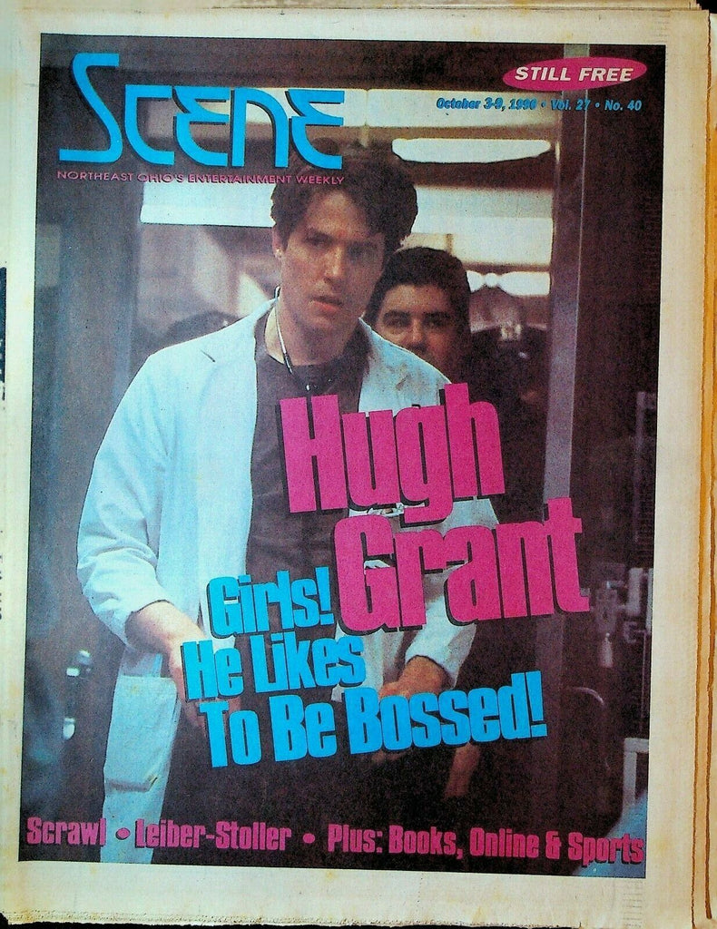 Cleveland Scene Magazine October 3 1996 Hugh Grant Jimi Hendrix Frankie Starr