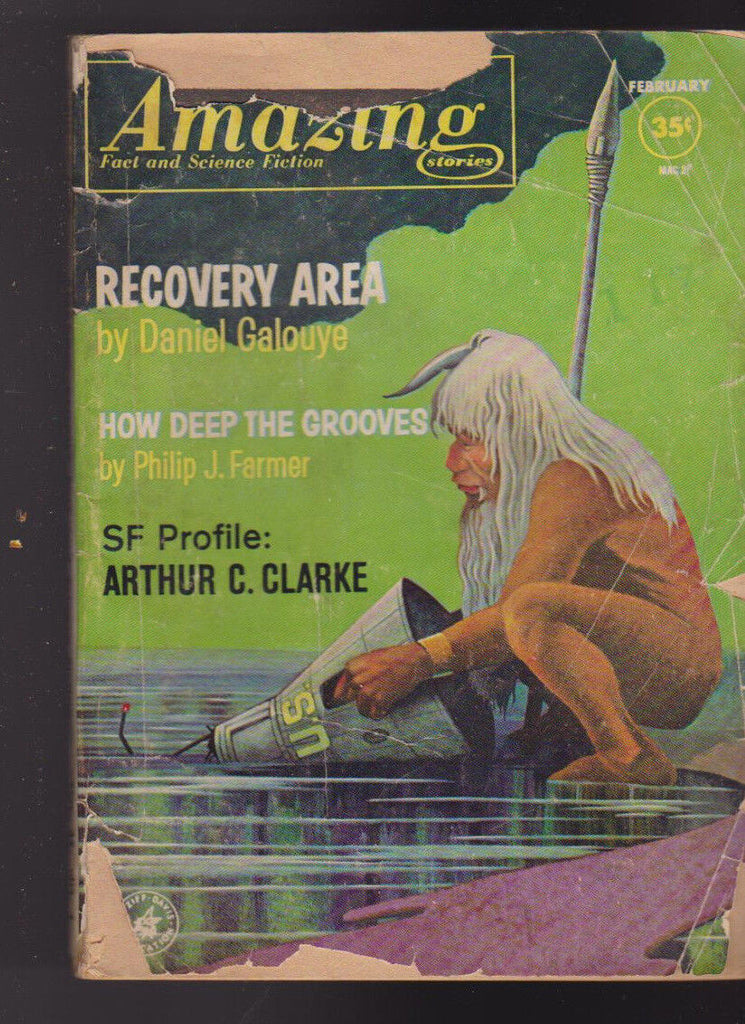 Amazing Stories Magazine February 1963 Philip J Farmer Arthur C Clarke