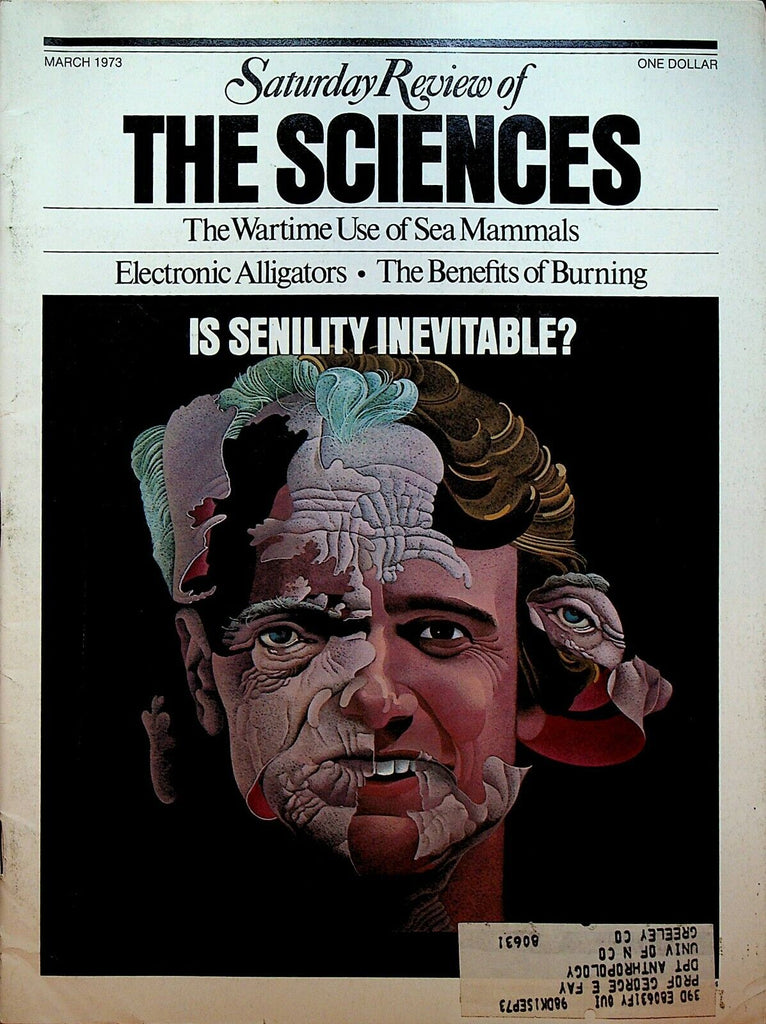 Saturday Review Science March 1973 John Bardeen Navy Porpoises London Flu