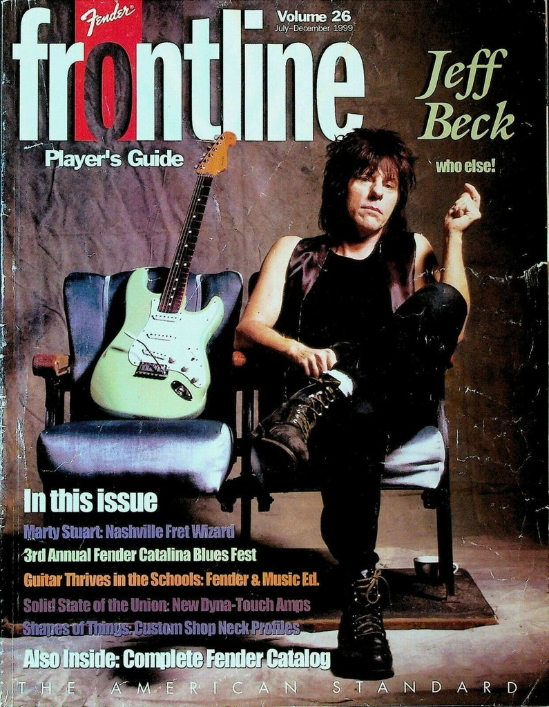Fender Guitar Frontline Magazine #26 July 1999 Jeff Beck Marty Stuart
