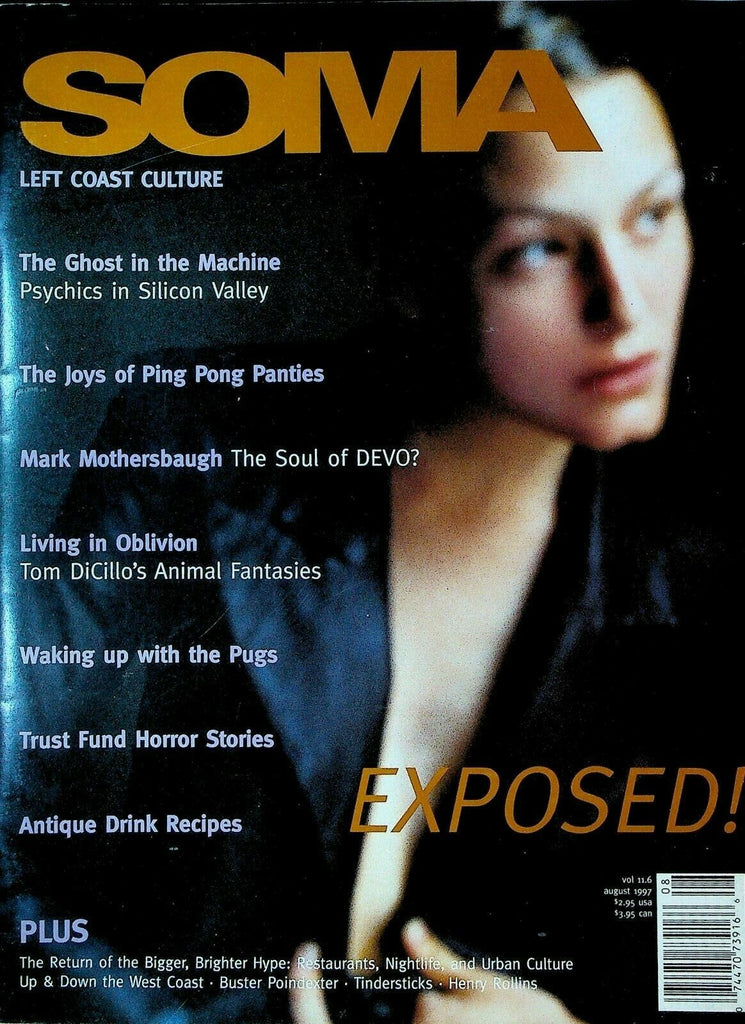 Soma Magazine August 1997 Buster Poindexter Tom Dicillo Devo Mark Mothersbaugh