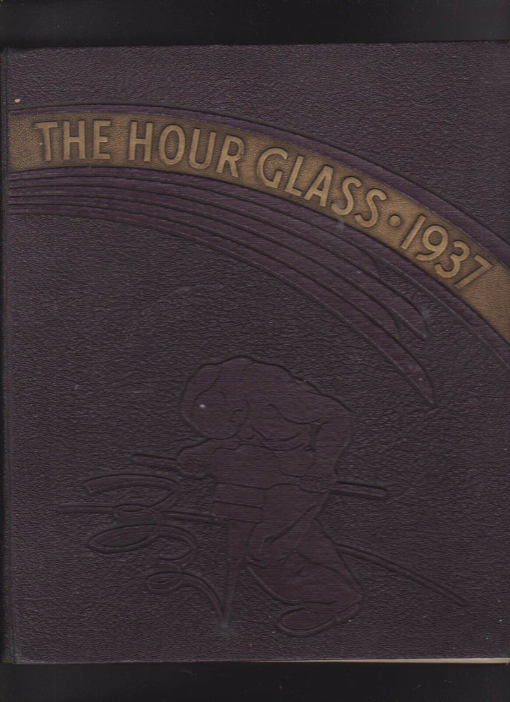 Fairport High School Yearbook Hourglass 1937 Fairport NY