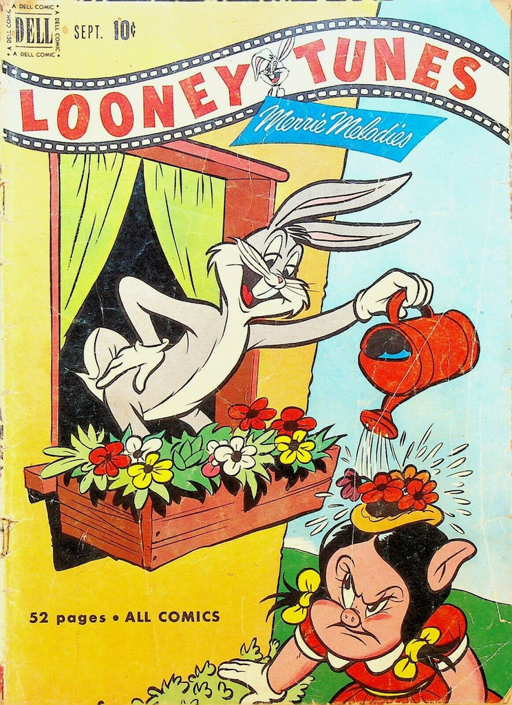 Looney Tunes 119 Dell Comics 1951 Bugs Bunny Water Plants