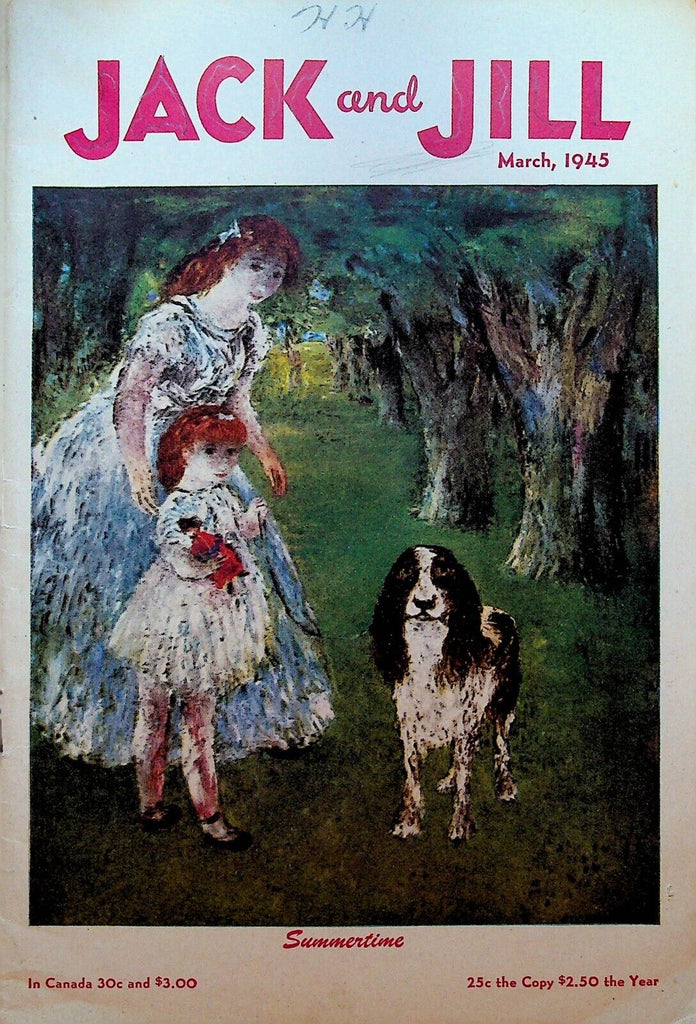 Jack and Jill Magazine March 1945 Complete Paper Dolls