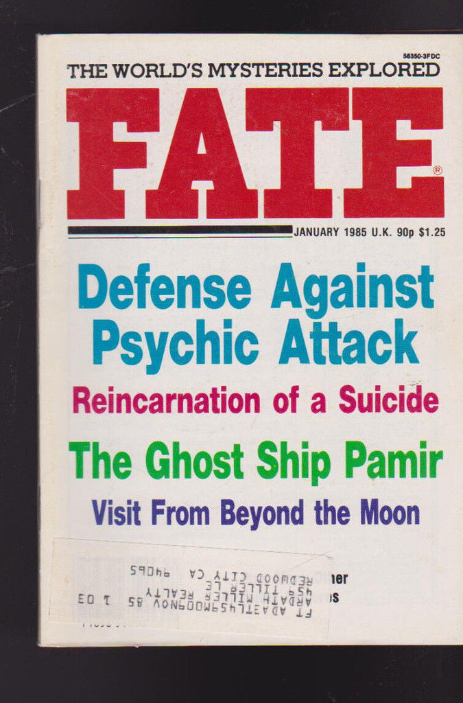 Fate Magazine Ghost Ship Pamir Darius the Great of Persia January 1985