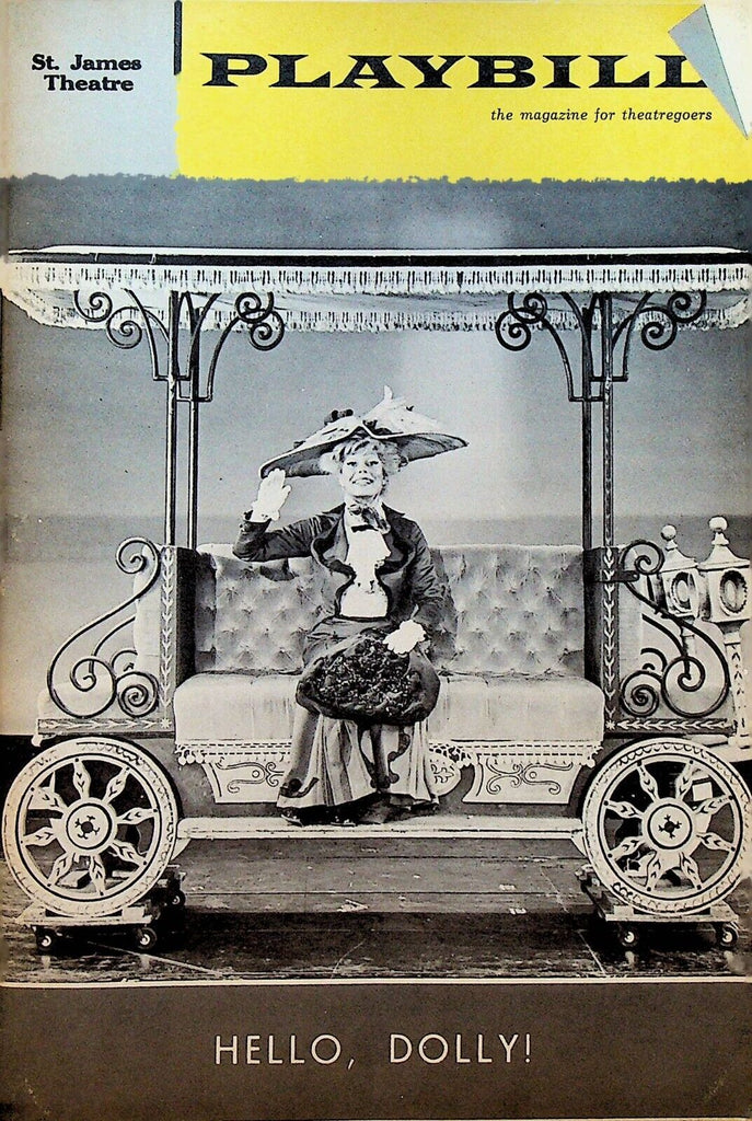 Hello Dolly Playbill June 1964 Carol Channing Charles Nelson Reilly