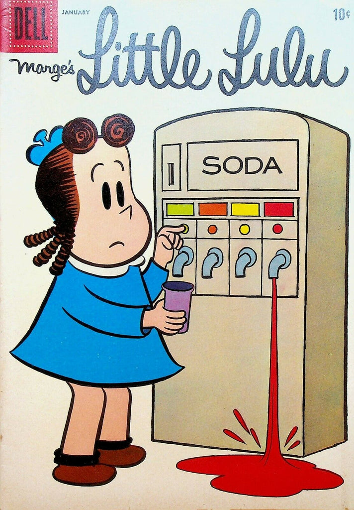 Marge's Little Lulu 151 Dell Comics 1961 Soda Machine