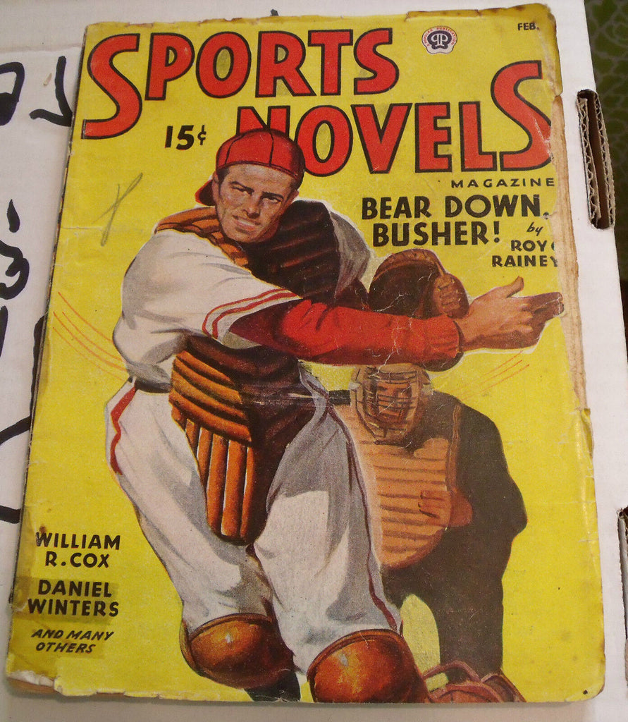 Sports Novels February 1946 Pulp Roy Rainey William R Cox Daniel Winters