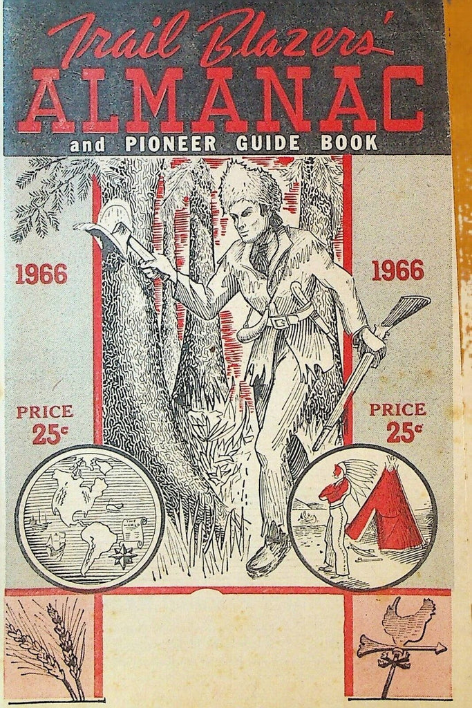 Trail Blazers Almanac & Pioneer Guide Book 1966