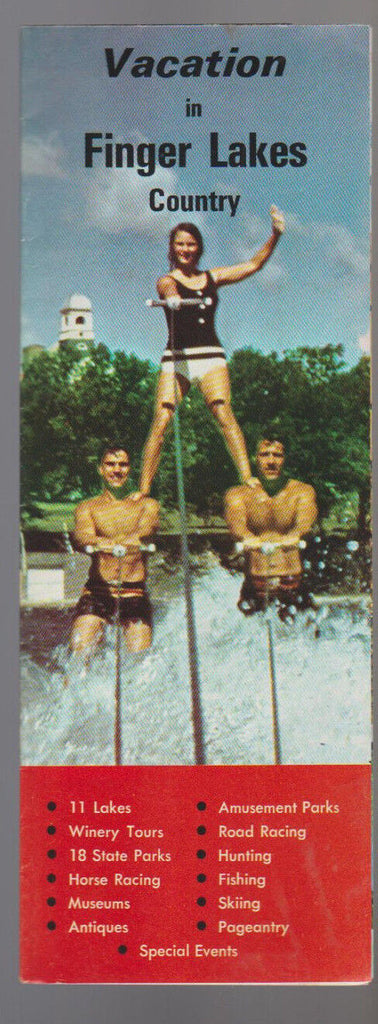 Vacation in Finger Lakes Country New York State Brochure 1970s