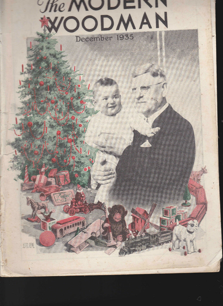 Modern Woodman Magazine December 1938 Beautiful Christmas Tree Presents