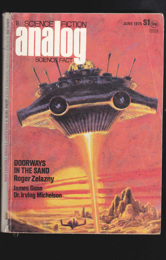 Analog Magazine June 1975 Roger Zelazny James Gunn Dr Irving Michelson