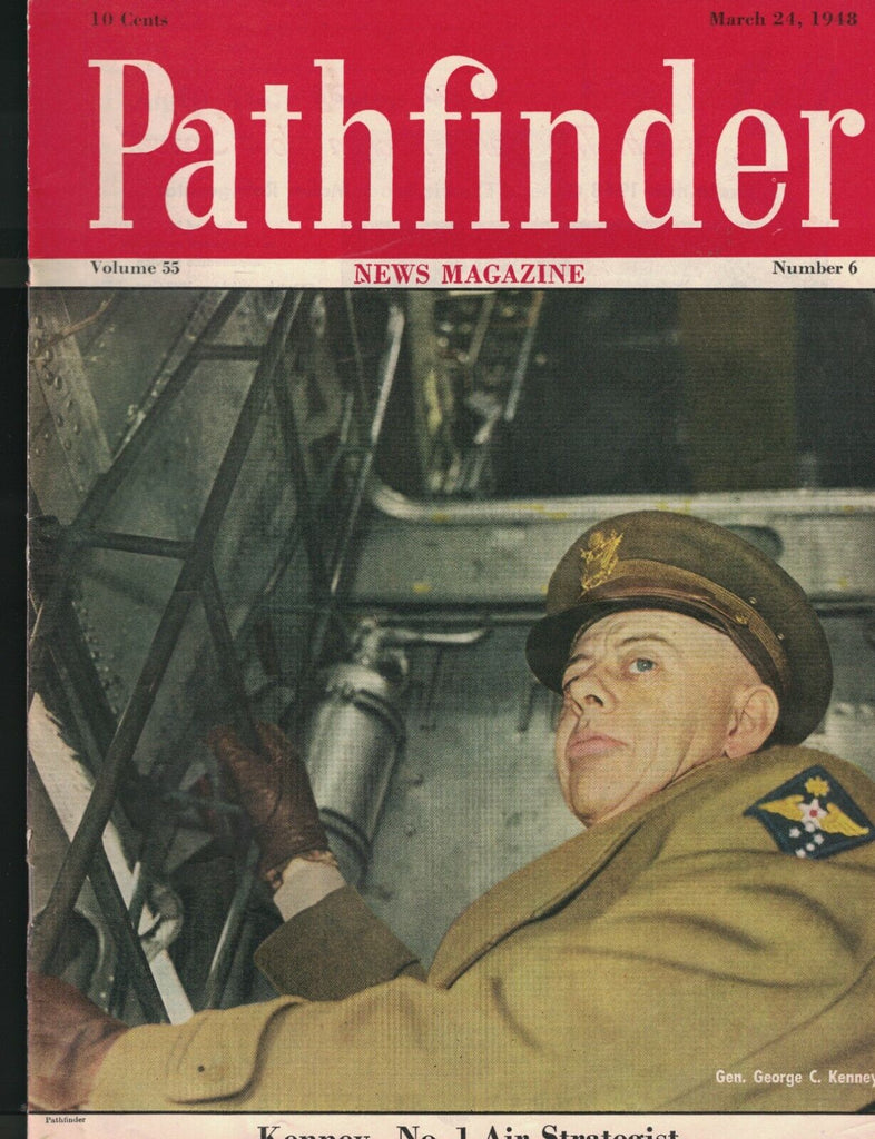 Pathfinder Magazine March 24 1948 General George Kenney Pearl Buck Eva Peron