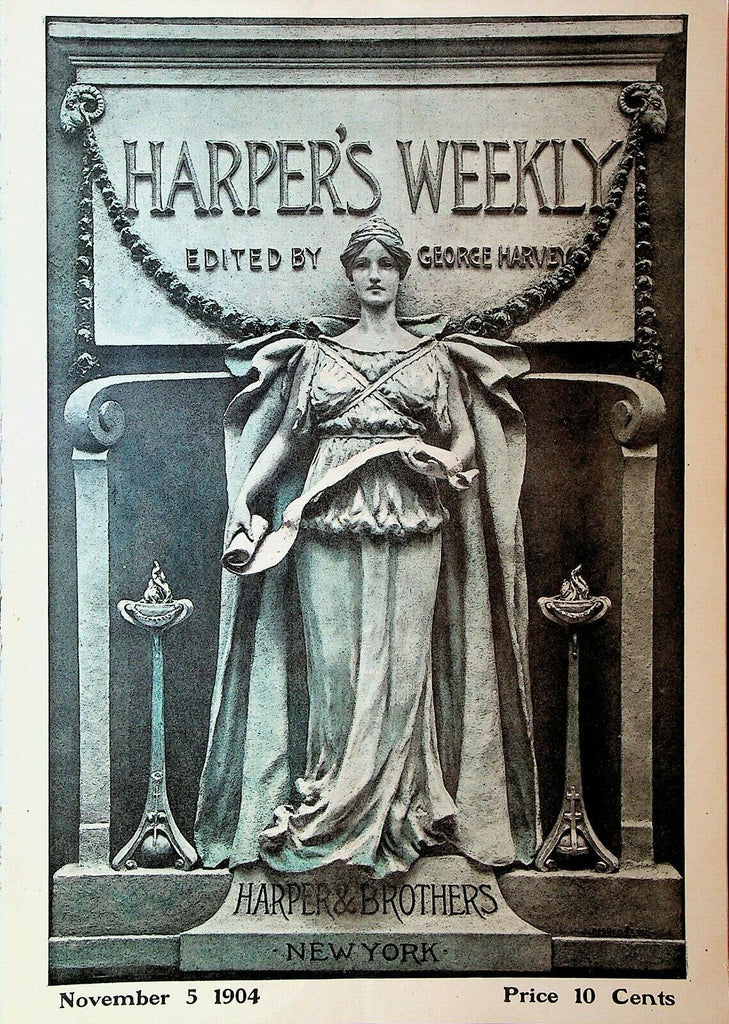 Harper's Weekly November 5 1904 Woman Golfers Japan Russia War Steeplechase Race