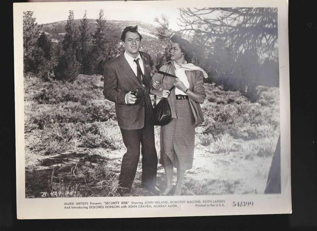 Security Risk with Dorothy Malone  (8x10 b/w publicity still) Movie